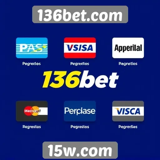 Métodos de pagamento disponíveis no 136bet.com